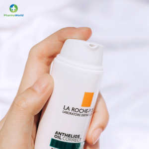 Kem chống nắng La Roche-Posay Anthelios Oil Correct Daily Gel-Cream SPF50+ giúp giảm mụn và bóng nhờn 50ml