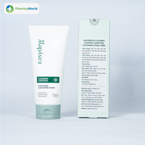 Easydew Ex Claming Control Purifying Cleansing Foam 150ml - Sữa rửa mặt làm sạch sâu, hỗ trợ phục hồi da mụn