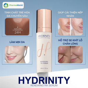 Hydrinity Renewing HA Serum Anti-Aging Hydrator 30ml - Tinh chất trẻ hóa da toàn diện