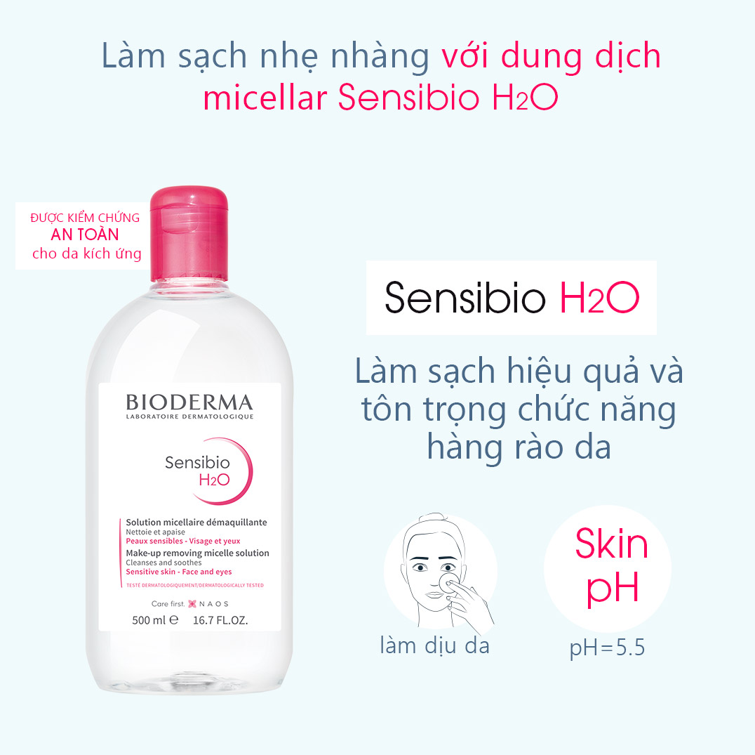 Mua Nước Tẩy Trang Bioderma Dành Cho Da Nhạy Cảm Ngay Sản Phẩm Nước Tẩy Trang Bioderma Dành Cho Da Nhạy Cảm