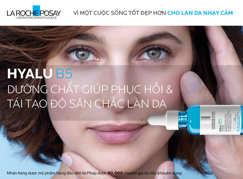 Tinh Chất La Roche-Posay Hyalu B5 Serum Phục Hồi Độ Ẩm, Săn Chắc Da