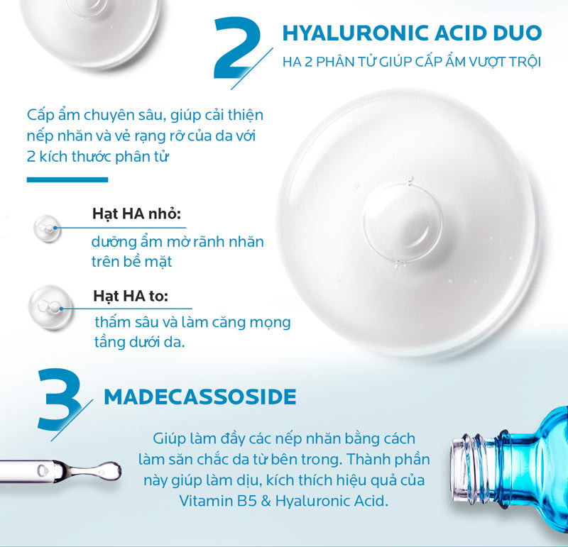 Tinh Chất La Roche-Posay Hyalu B5 Serum giúp cải thiện nếp nhăn và vẻ rạng rỡ của làn da