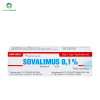 Thuốc mỡ Sovalimus 0.1% Hadiphar điều trị chàm cơ địa (10g)
