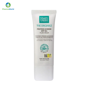 Kem Chống Nắng Phổ Rộng Toàn Diện Ngừa Lão Hóa, Phòng Chống Nám Quay Lại - MartiDerm The Originals Proteos Screen SPF50+ Fluid Cream