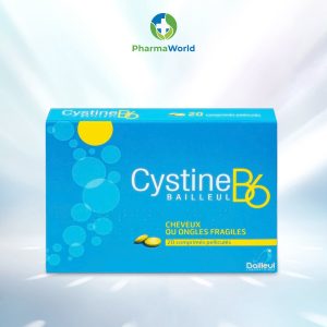 Thuốc Cystine B6 500mg Galeniques Vernin điều trị các bệnh lý liên quan đến tóc và loạn dưỡng móng (20 viên)