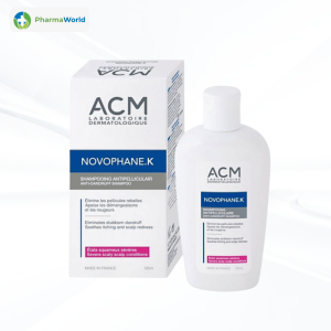 Novophane K Anti-Dandruff Shampoo 125 ml - Dầu gội cho da đầu gàu nặng