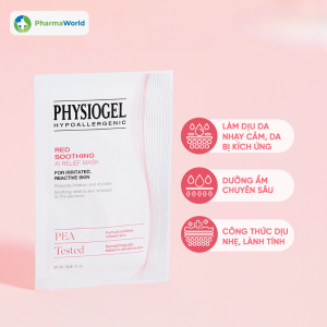 Physiogel Red Soothing AI Mask 27ml - Mặt nạ phục hồi và cấp ẩm (1 miếng)