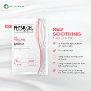 Physiogel Red Soothing AI Mask 27ml - Mặt nạ phục hồi và cấp ẩm (1 miếng)