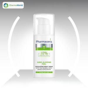 Pharmaceris T-Zone Oily Mandelic 10% - Kem dưỡng ban đêm cho da dầu mụn, giảm bí tắc & mụn viêm