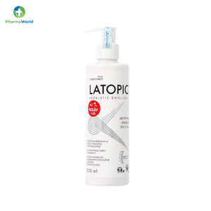 Nhũ tương Probiotic Emollient Latopic làm dịu da, giảm ngứa, giảm khô (250ml)