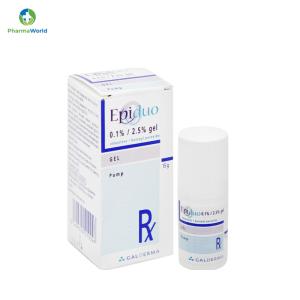 Gel Epiduo 0.1%/2.5% Galderma điều trị mụn trứng cá (15g)