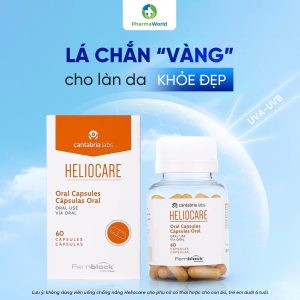 Heliocare Oral Capsules (H/60v) - Viên uống hỗ trợ chống nắng, sáng da