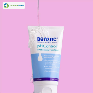 Benzac Antibacterial Face Wash PH Control 150ml - Sữa rửa mặt kháng khuẩn