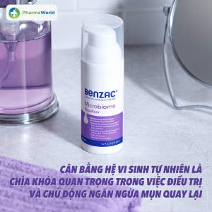 Benzac Microbiome Equaliser 50ml - Sữa dưỡng ẩm, sáng da, ngừa mụn