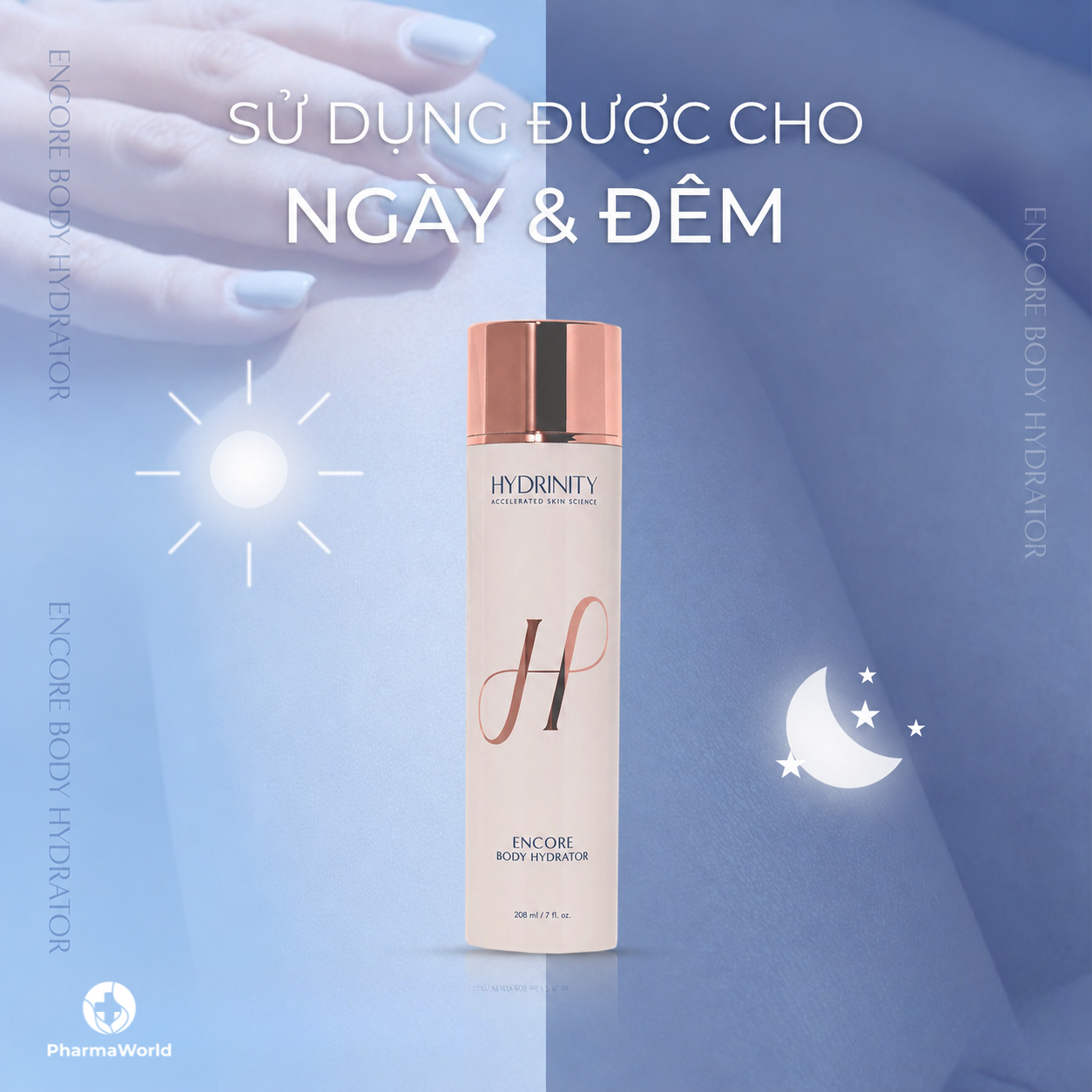 Hydrinity ENCORE Body Hydrator 177ml - Kem dưỡng ẩm toàn thân phục hồi da khô Hydrinity ENCORE Body Hydrator 177ml - Kem dưỡng ẩm toàn thân phục hồi da khô